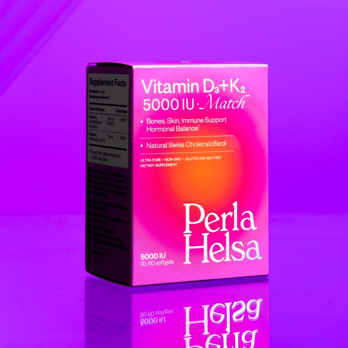 Вітамін d3 k2 в капсулах Perla Helsa